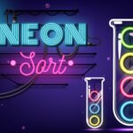 Neon Sortera Pussel – Färgsorteringsspel