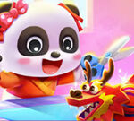 Lilla Panda kinesiska festivalhantverk